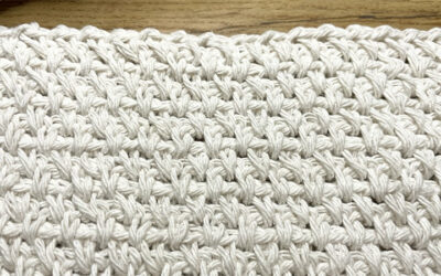 Moss Stitch häkeln: Das einfachste Häkelmuster für Anfänger