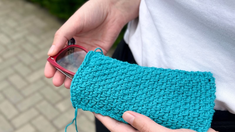 sonnenbrille-etui-haekeln-anleitung Häkelanleitung Sonnenbrillenetui